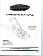 Предварительный просмотр 1 страницы Yardworks 60-1609-4 Owner'S Manual