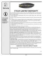 Предварительный просмотр 20 страницы Yardworks 769-03250 Operator'S Manual