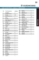 Preview for 33 page of Yardworks CCS48BCU Instruction Manual