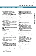 Предварительный просмотр 9 страницы Yardworks CLM48BCU1 Instruction Manual