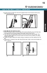 Предварительный просмотр 15 страницы Yardworks CLM48BCU1 Instruction Manual