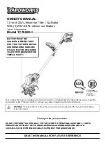 Yardworks TC70020-1 Owner'S Manual preview