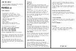 Preview for 2 page of Yarkiy Luch PANDA 2R User Manual