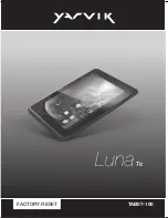 Preview for 1 page of Yarvik Luna 7c Factory Reset