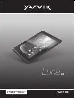 Предварительный просмотр 1 страницы Yarvik Luna 7c Factory Reset