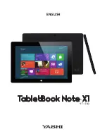 Предварительный просмотр 1 страницы Yashi YT-110 TabletBook Note X1 User Manual