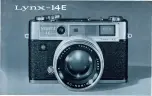 Предварительный просмотр 55 страницы Yashica Lynx-14E Instruction Booklet