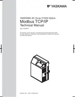 YASKAWA AC Drive V1000 Option SI-EM3/V Technical Manual предпросмотр