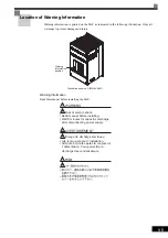 Предварительный просмотр 9 страницы YASKAWA CIMR-ACA4011 Instruction Manual