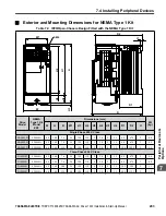 Предварительный просмотр 203 страницы YASKAWA CIMR-JB Series Installation & Start-Up Manual