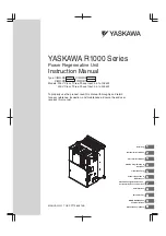 YASKAWA CIMR-RB Series Instruction Manual preview