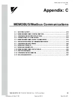 Preview for 369 page of YASKAWA CIMR-VU series Technical Manual