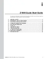 Preview for 3 page of YASKAWA CIMR-ZU5A Series Quick Start Manual