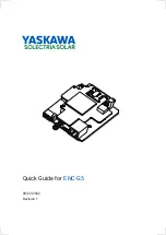 Предварительный просмотр 1 страницы YASKAWA ENC-G5 Quick Manual