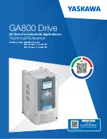 YASKAWA GA80U4720ABM Manual preview