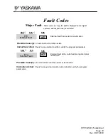 Preview for 18 page of YASKAWA GPD 505/P5 Troubleshooting Manual