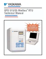 Preview for 1 page of YASKAWA GPD 515/G5 Modbus RTU Technical Manual