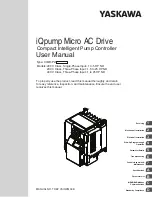 Preview for 1 page of YASKAWA iQpump Micro CIMR-PW Series User Manual