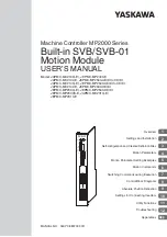 Preview for 1 page of YASKAWA JAPMC-MC2100 User Manual
