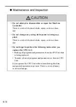 Preview for 14 page of YASKAWA JEPMC-BUB3005-E Instructions Manual