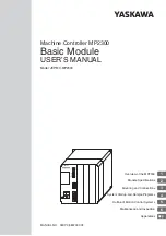 Preview for 1 page of YASKAWA JEPMC-MP2300 User Manual