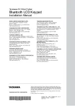 Preview for 86 page of YASKAWA JVOP-KPLCC04A Series Installation Manual