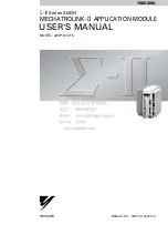YASKAWA MECHATROLINK Sigma 2 Series User Manual preview