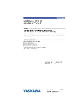 YASKAWA MOTOMAN-ES165D Instructions Manual preview