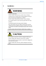 Preview for 12 page of YASKAWA MOTOMAN MYS450L Operating And Maintenance Instructions Manual