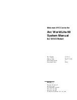 YASKAWA Motoman WorldLite-50 System Manual preview