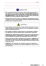 Preview for 2 page of YASKAWA MOTOWELD-EH500 Instruction Manual