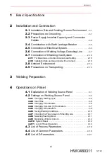 Preview for 12 page of YASKAWA MOTOWELD-EH500 Instruction Manual