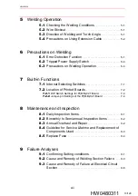 Preview for 13 page of YASKAWA MOTOWELD-EH500 Instruction Manual