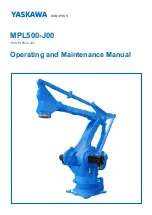 YASKAWA MPL500-J00 Operating And Maintenance Manual preview