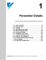 Preview for 19 page of YASKAWA OYMC V1000 Programming Manual