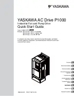 Preview for 1 page of YASKAWA P1000 Quick Start Manual