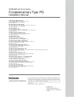 Preview for 46 page of YASKAWA pg-b3 Installation Manual