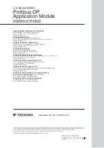 Preview for 26 page of YASKAWA Profibus-DP JUSP-NS500 Instructions Manual