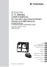 YASKAWA SGDV series User Manual preview