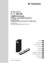 Preview for 1 page of YASKAWA SGDV SERVOPACK User Manual