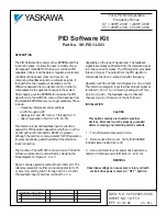 YASKAWA SK-PID1-L503 Instruction Manual предпросмотр