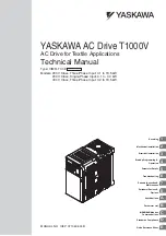 YASKAWA T1000V Technical Manual preview