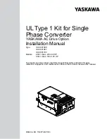 Предварительный просмотр 1 страницы YASKAWA UUX001686 Installation Manual