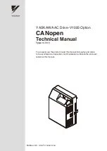 YASKAWA V1000 SI-S3/V Technical Manual preview