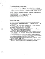 Preview for 2 page of YASKAWA Varispeed-676 Instruction Manual