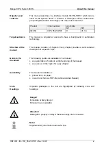 Preview for 5 page of YASKAWA VIPA IM 353-1DP01 Manual