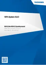 YASKAWA VIPA SLIO SDI Operating Manual preview