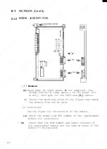 Preview for 156 page of YASKAWA YASNAC i80 Maintenance Manual