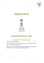 Yasumi ULTRASONIC SKIN CARE User Manual preview