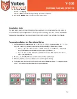 Preview for 12 page of Yates Y-530 User Manual